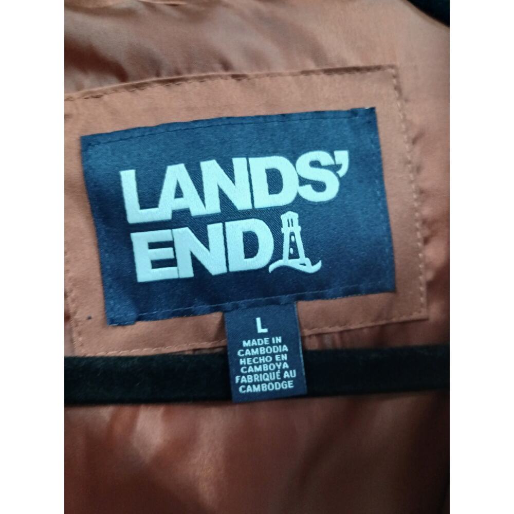 Lands' End Women's Quilted Jacket LG - Picture 9 of 10